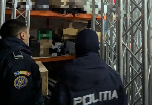 3,5 tone de articole pirotehnice descoperite de polițiști în Agigea