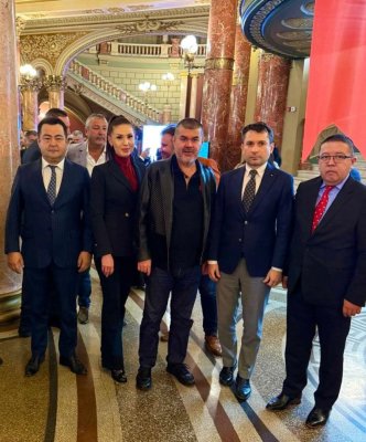 Reprezentanții UDTTMR, prezenți la ceremoniile prilejuite  de Ziua Națională a Republicii Turcia