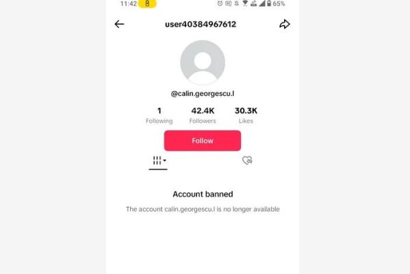 TikTok i-a interzis contul lui Călin Georgescu!