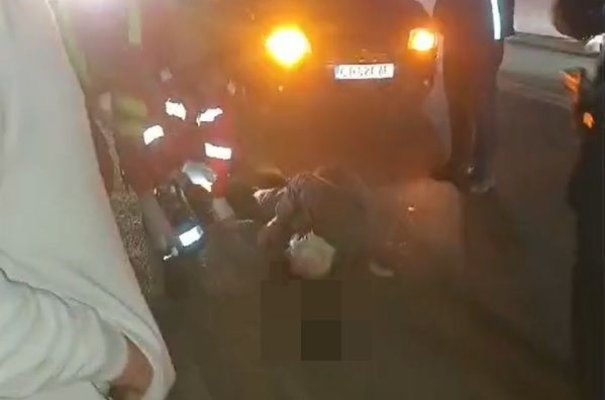 Pieton rănit grav, după ce a fost lovit de un autoturism, la Medgidia. Video