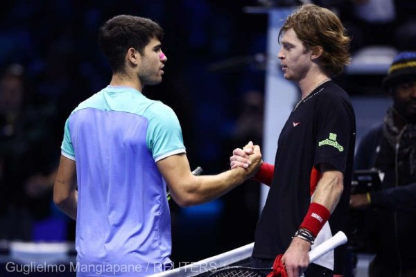 Tenis: Spaniolul Alcaraz l-a învins pe rusul Rublev, la Turneul Campionilor