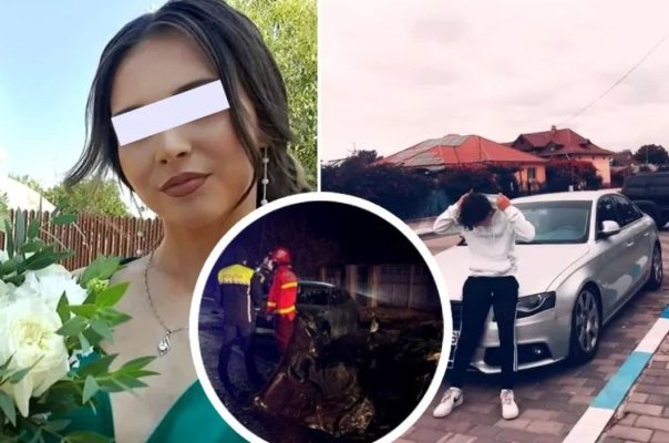 Ei sunt tinerii care au murit arși de vii în propria mașină, după accidentul cumplit din Panciu