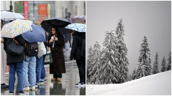 Cod galben de vreme rea, în Constanța. În țară ninge abundent. Video