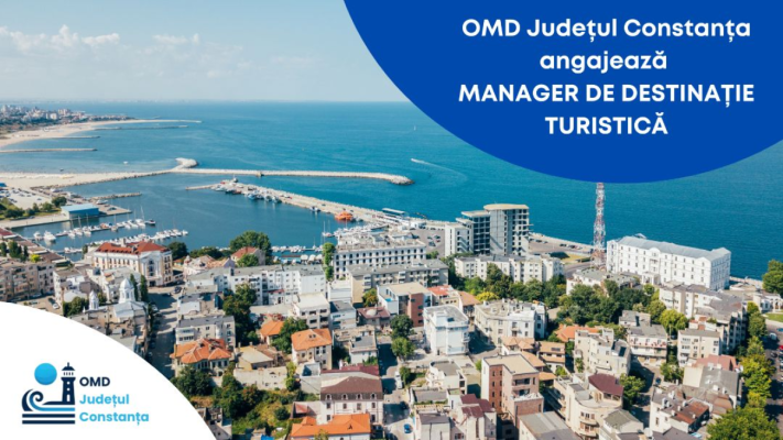 OMD Județul Constanța angajează Manager Destinație Turistică pentru promovarea și dezvoltarea turismului local