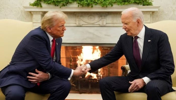 Donald Trump, primit la Casa Albă de Joe Biden pentru a discuta despre transferul de putere
