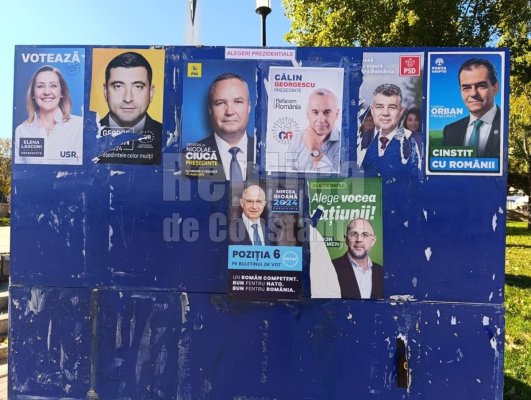 Campania electorală este în toi în Constanța, dar panourile electorale sunt… cam goale!