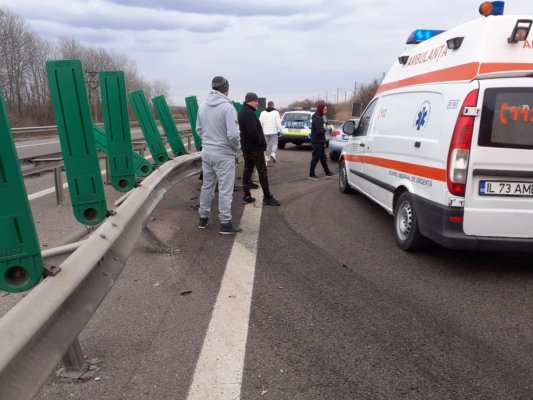Accident rutier pe Autostrada Soarelui, între Cernavodă și Medgidia