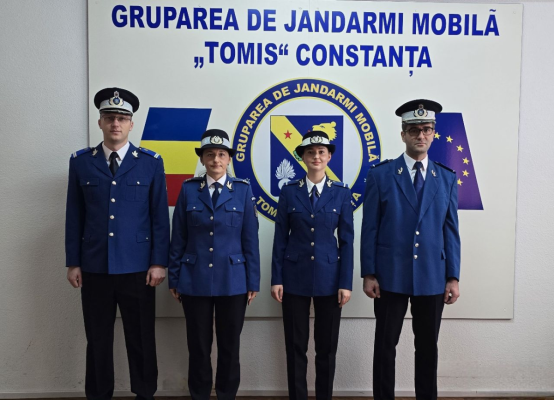 Zi festivă la Gruparea de Jandarmi Mobilă Constanța