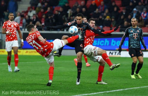 Fotbal: Bayern Munchen, prima înfrângere din actualul sezon al Bundesligii, la Mainz
