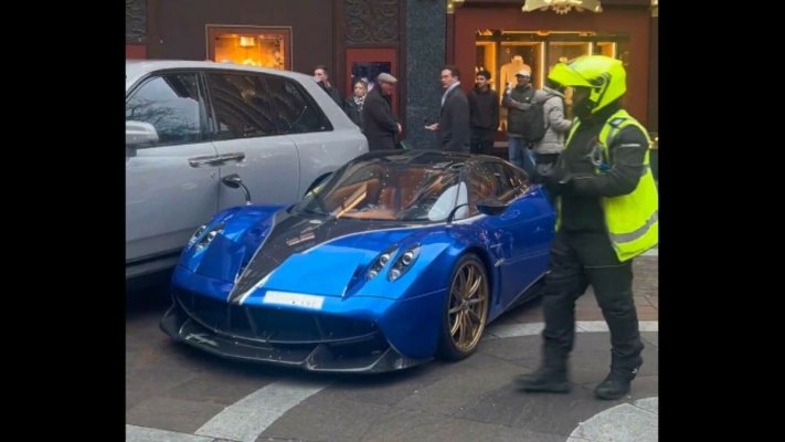Ce amendă a primit șoferul unui bolid de 3,3 milioane de euro care a parcat ilegal