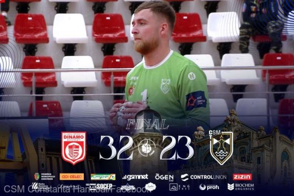 Handbal masculin: CS Dinamo s-a impus clar în derby-ul cu CSM Constanţa