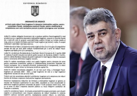 Cadoul lui Ciolacu pentru anul 2025: Pensiile și salariile îngheață, fără vouchere și prime pentru bugetari