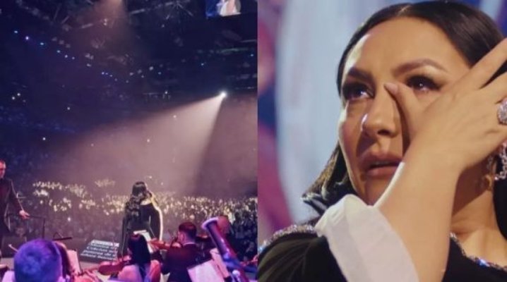 Gestul făcut de Andra în fața celor 20.000 de spectatori de la concertele ei de Crăciun din Cluj