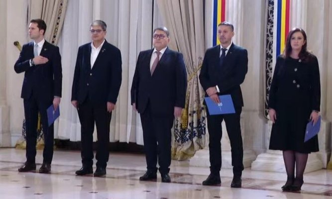 Miniștrii noului Guvern Ciolacu au depus jurământul la Palatul Cotroceni. Video