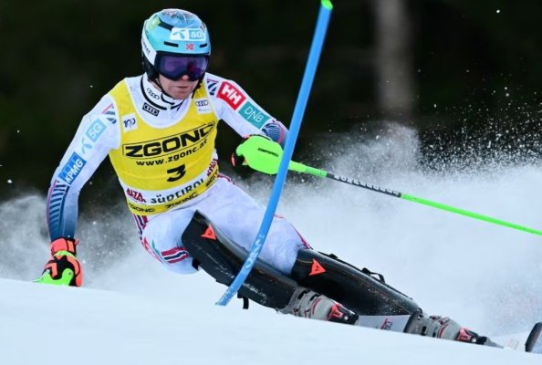 Schi alpin - Cupa Mondială: Norvegianul Timon Haugan a câştigat slalomul masculin de la Alta Badia 