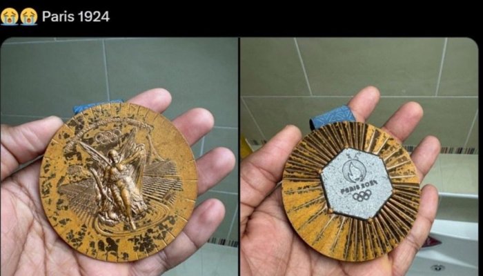 Medaliile de la Jocurile Olimpice de la Paris, în stare jalnică, după 4 luni. Fotografiile sportivilor sunt însoțite de ironii