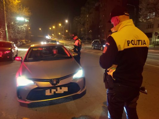 Șofer beat prins pe străzile din Ovidiu