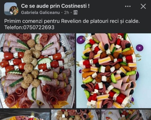 Gospodinele au început să vândă platouri de Revelion pe net, la negru