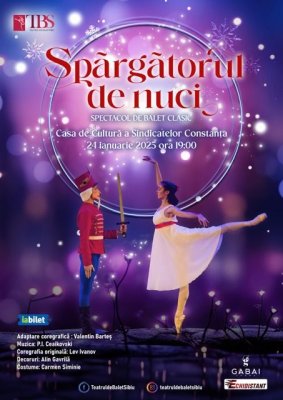 Magia spectacolului de balet clasic „Spărgătorul de Nuci”, la Constanța