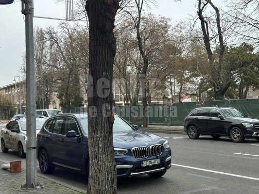 Un șofer de BMW,  prins în ofsaid de noile reguli din Constanța