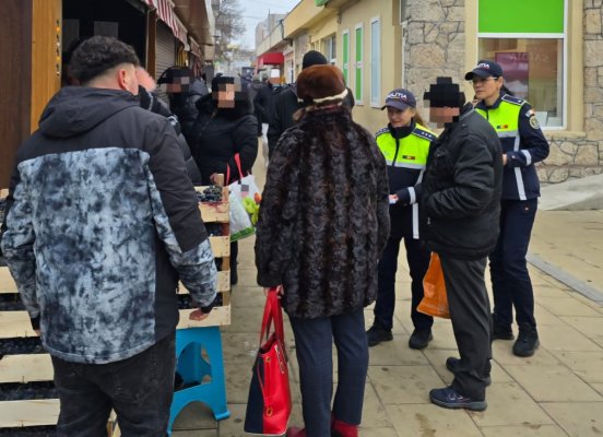 Activități de prevenire ale polițiștilor, în cadrul Campaniei „Sărbători în siguranță“, la Constanța