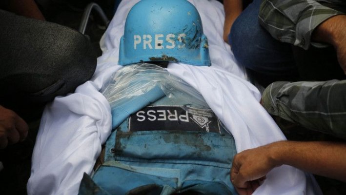 54 de jurnalişti au fost ucişi în 2024, dintre care o treime în Fâşia Gaza