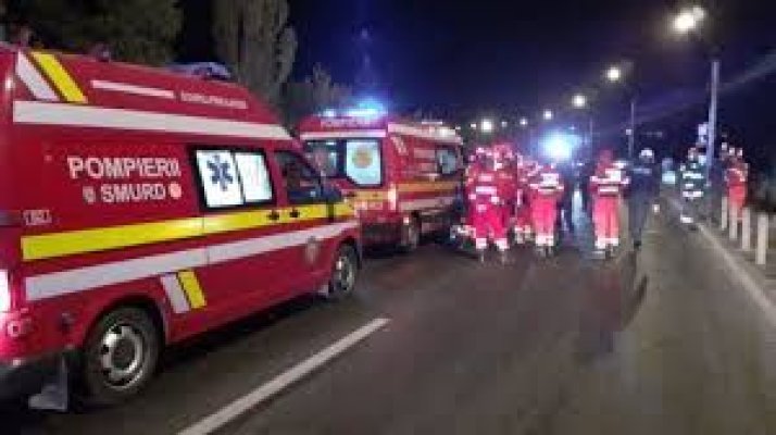 Mașină răsturnată pe Valea Portului. O femeie a ajuns la spital