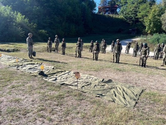 Cinci militari răniți în poligonul Goranu, în urma unei explozii
