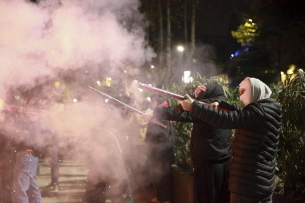 Haos în Georgia: Zeci de oameni au fost arestați noaptea trecută