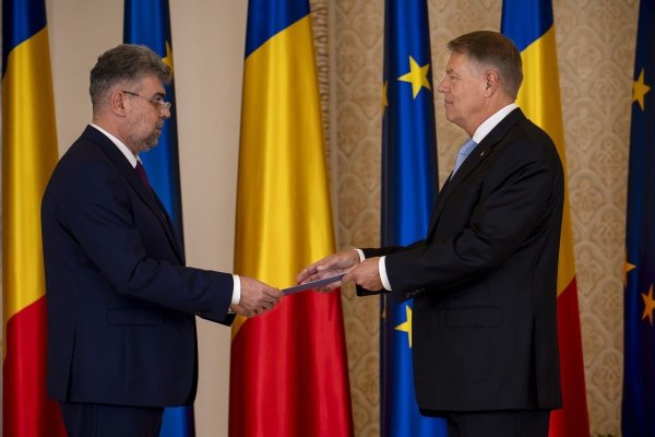 Iohannis l-a desemnat pe Marcel Ciolacu premierul României