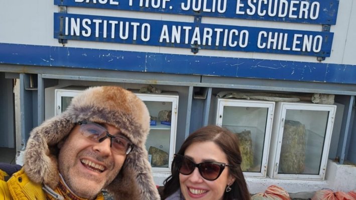Diana Jipa și Ștefan Doniga, primii muzicieni români care au susținut un concert în Antarctica