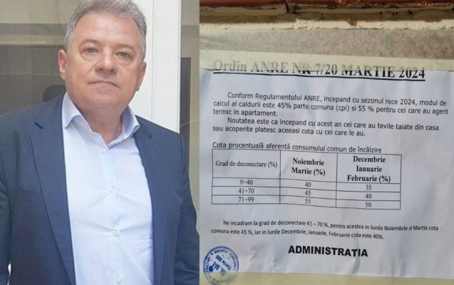 Cât vom plăti căldura din apartamente, în această iarnă? Ce zice Popa, de la Termoficare!