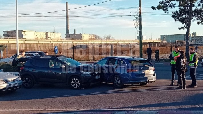 Accident rutier între două autoturisme pe bulevardul I.C. Brătianu