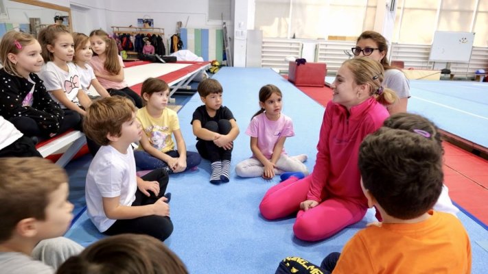  Sabrina Voinea, întâlnire memorabilă cu copiii de 6 ani!