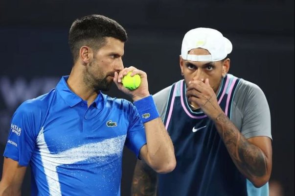 Tenis: Djokovic şi Kyrgios, debut cu dreptul la dublu în turneul de la Brisbane