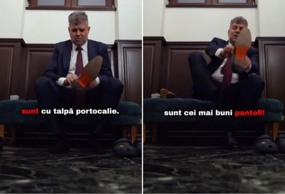 Influencerul Marcel Ciolacu își laudă pantofii de 750 de euro