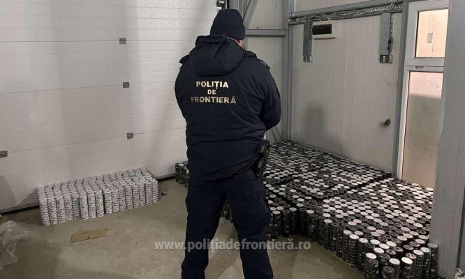 Produse din tutun în valoare de 63.300 de euro, descoperite de polițiști la frontieră! Video