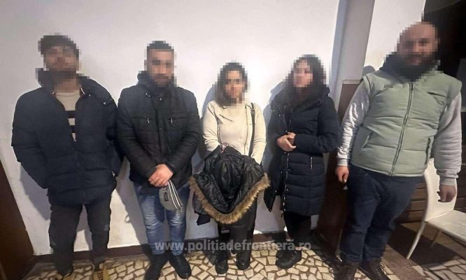 Patru asiatici, fără drept de a călători în Spațiul Schengen, au fost depistați de polițiștii de frontieră. Video