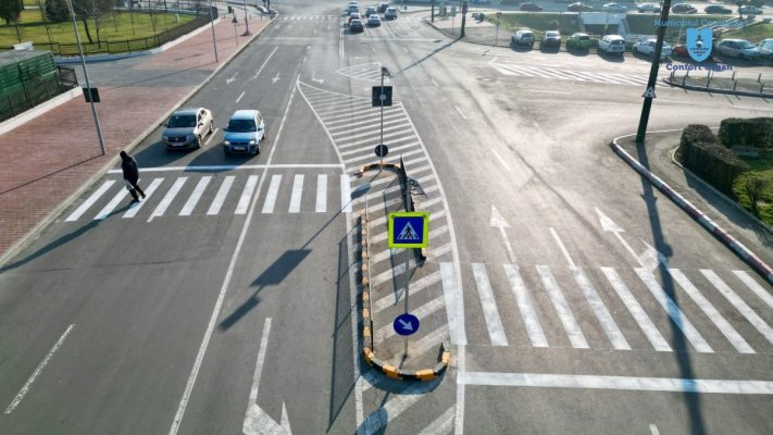 Primăria Constanța a relocat mai multe treceri de pietoni. Vezi care sunt modificările făcute