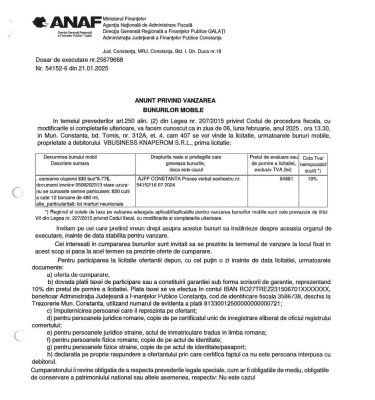 O firmă „fantomă“, cu afaceri de 2 miliarde de lei, din Portul Constanța, executată de ANAF