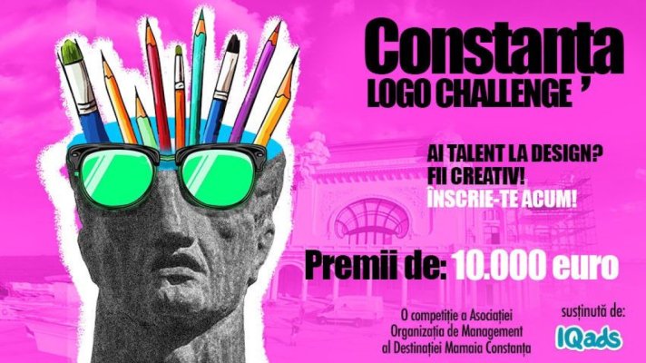 „Identitatea vizuală Constanței. Orașul îmbrățișat cu marea.” O competiție de design cu premii