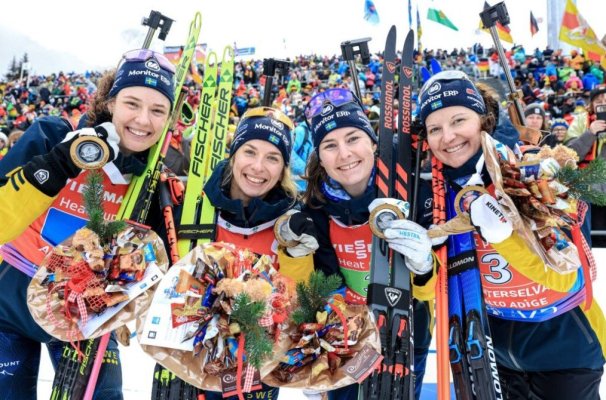 Biatlon - Cupa mondială: Suedia a câștigat ștafeta feminină de la Anterselva