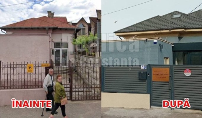 La o clinică dentară, de pe str. I.Gh. Duca, se fac lucrări fără autorizație de construire. Video