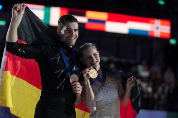 Patinaj artistic: Germanii Fabienne Hase și Nikita Volodin, campioni europeni în proba de perechi