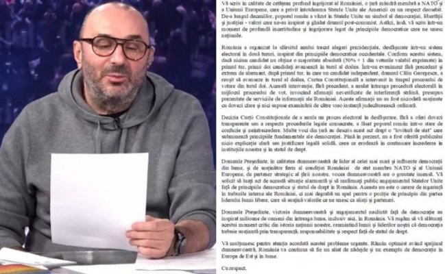 Marius Tucă: Români, scrieți-i lui Trump! Să semnalăm actul nedemocratic al anulării alegerilor prezidențiale. Video