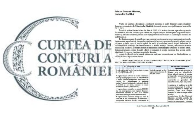 Curtea de Conturi a intrat și peste jaful din ograda lui Alexandru Rafila