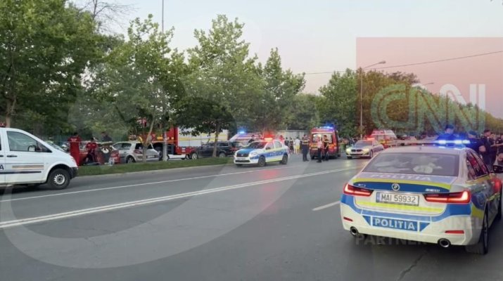 Bătaie generală, în trafic, la Iflov, după o șicanare