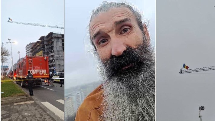 Stegarul Dac a pus iar pe jar autoritățile: S-a urcat din nou pe clădirea Universităţii Bucureşti! Video