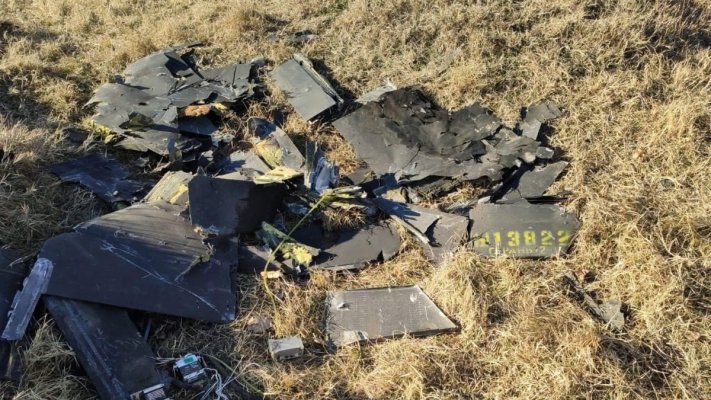 MApN a transmis că drone ruse Geran1/2 au căzut în două zone din Tulcea