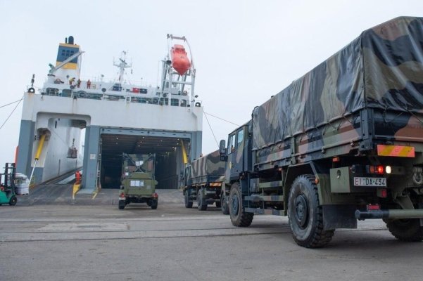 Deplasări de tehnică militară, la Constanța, în cadrul exercițiului „STEADFAST DART 25“